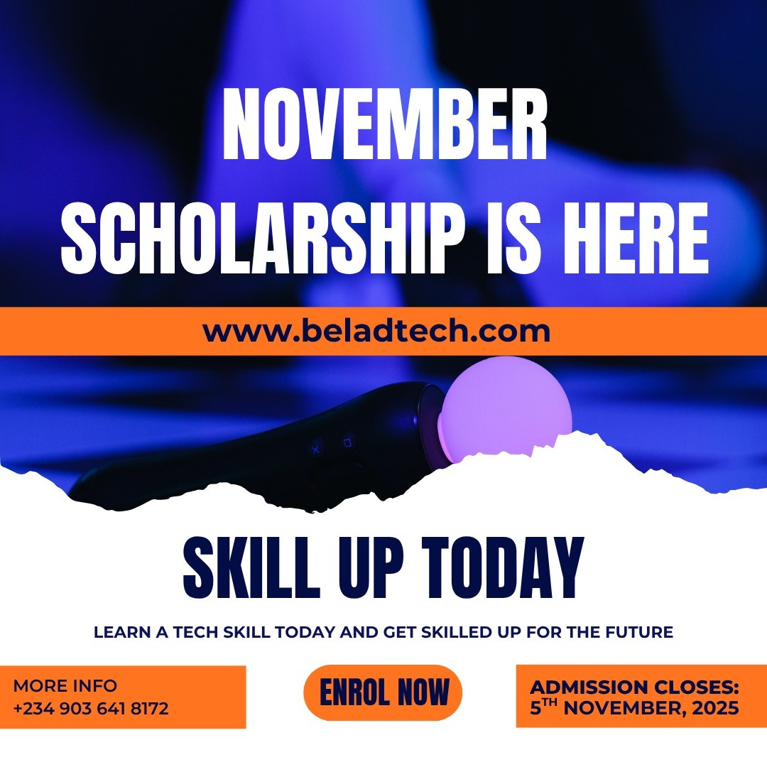 Belad tech academy scholarship flyer
