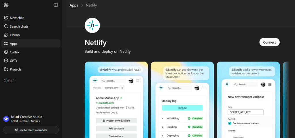 Netlify Integration